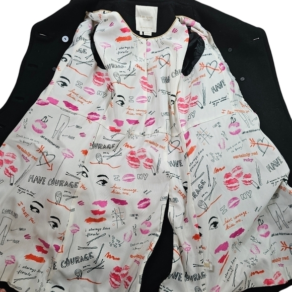 Kate Spade Classic Military Wool Coat in 6 - Picture 5 of 8